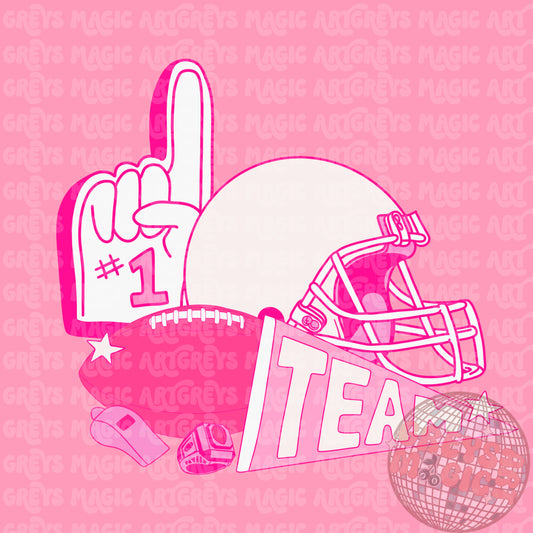 Pink #1 Team PNG