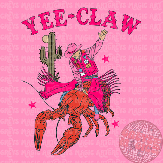 Pink Yee Claw PNG