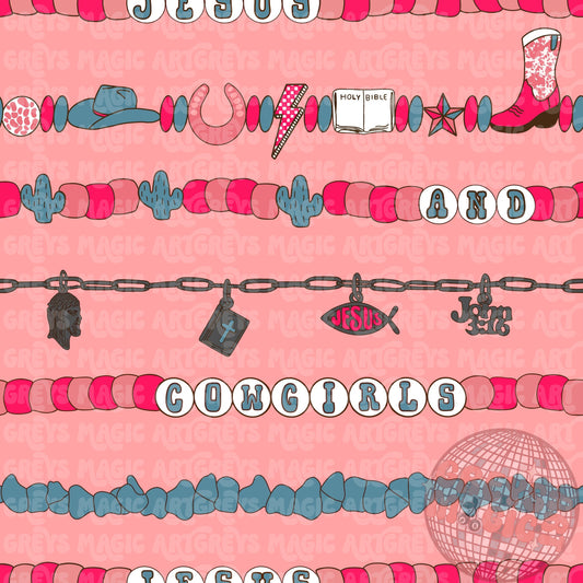 Jesus & Cowgirls Seamless Files