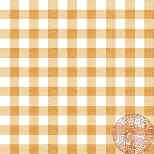 Mustard Yellow Gingham Seamless File