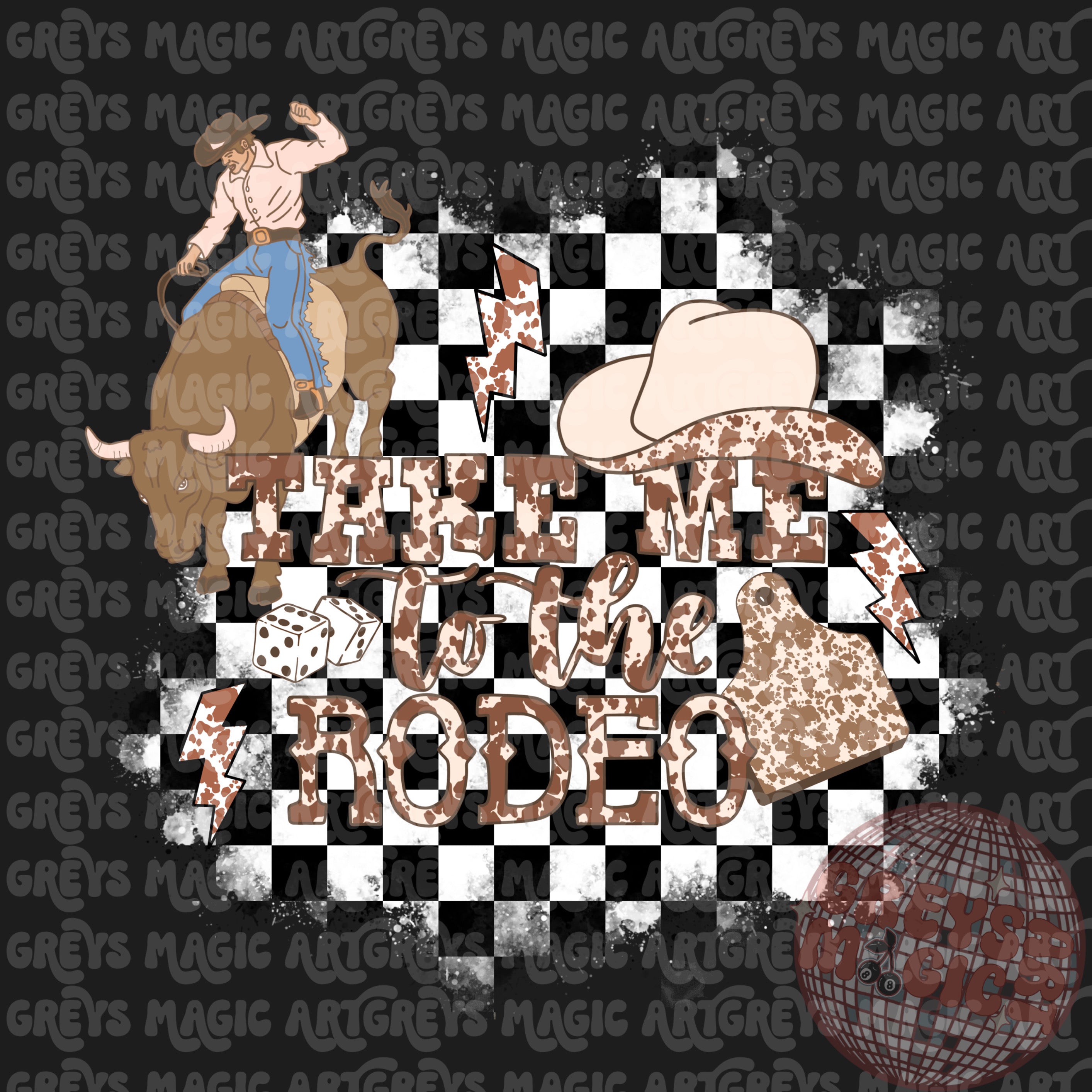 Take Me To The Rodeo PNG – Grey’s Magic Art