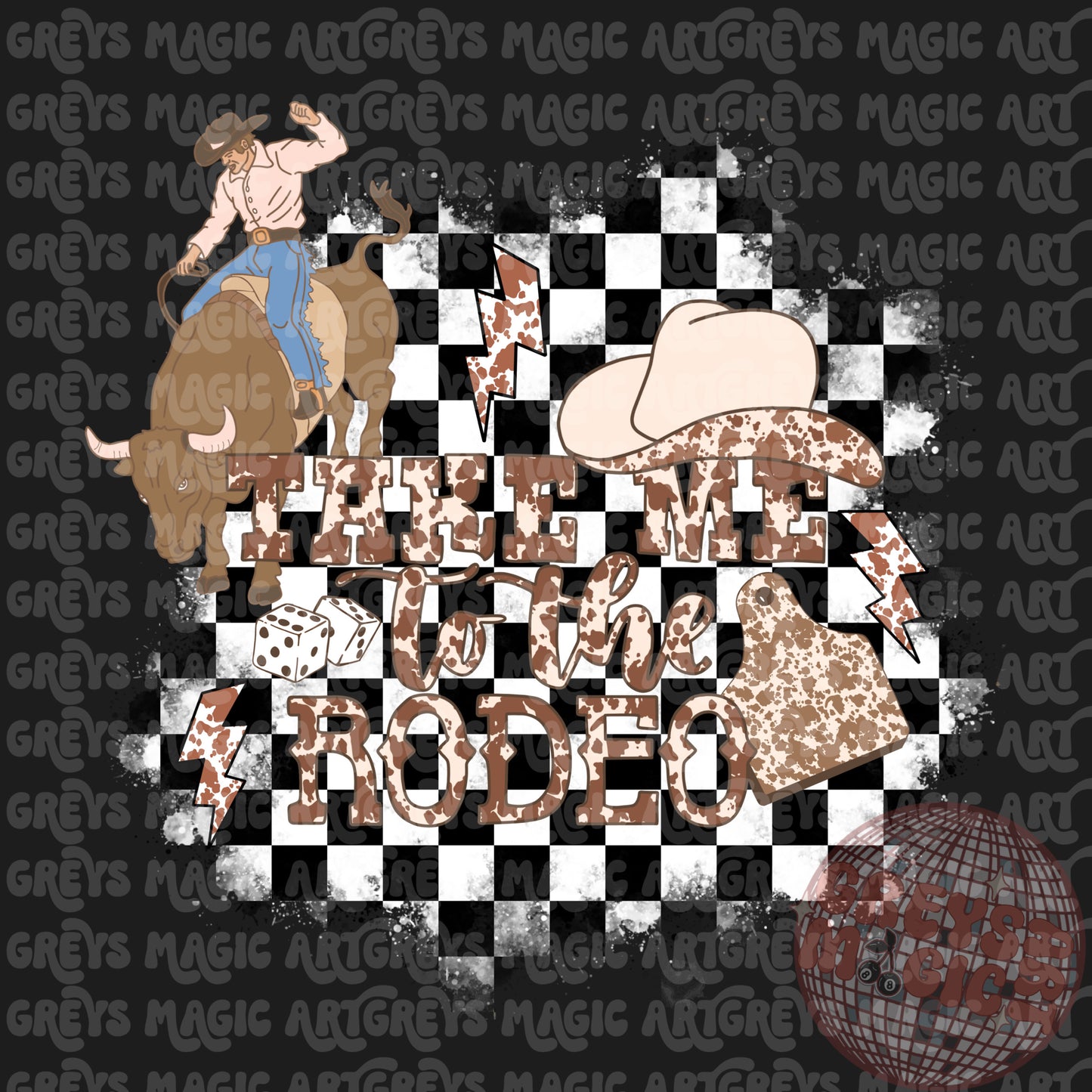Take Me To The Rodeo PNG