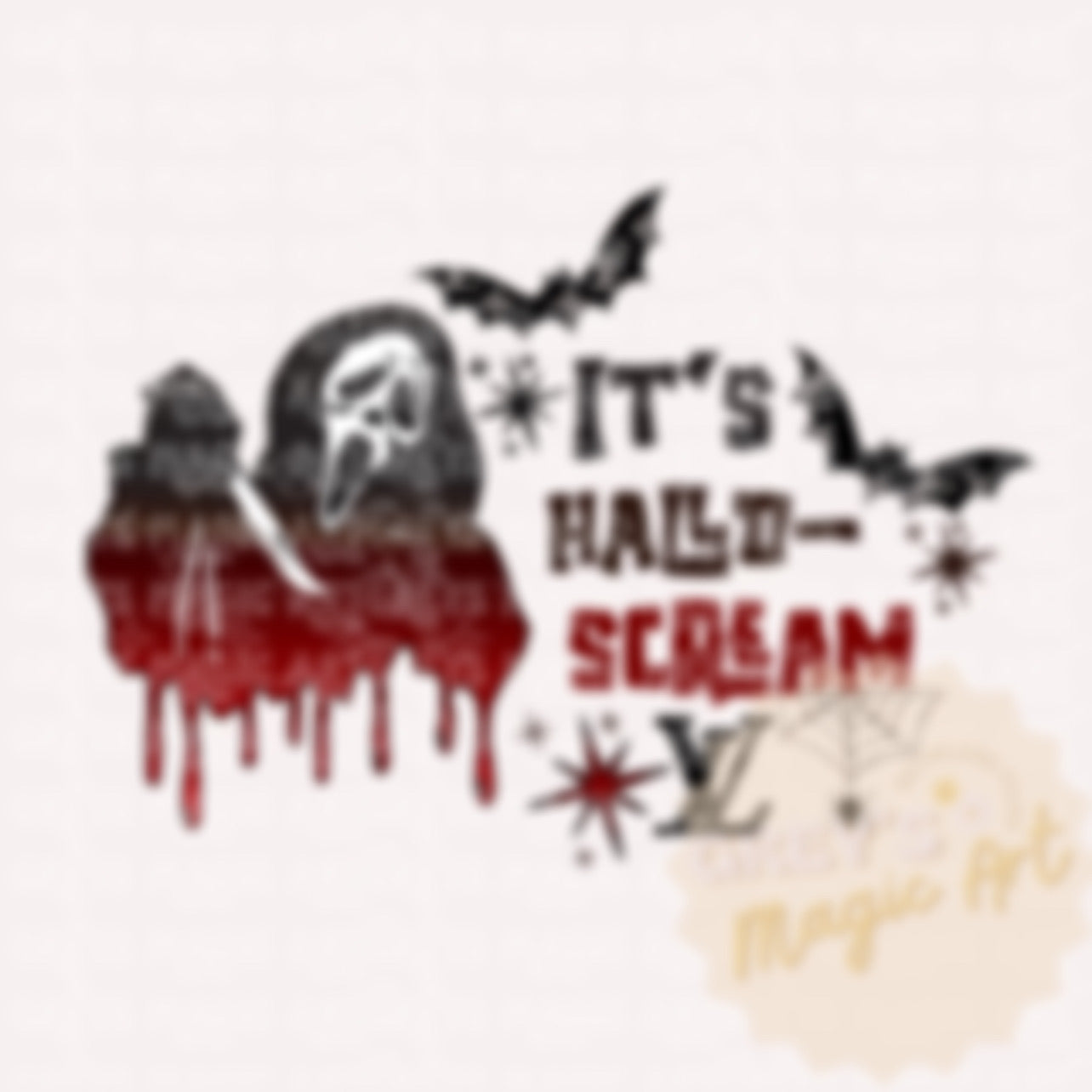 Hallo Scream PNG