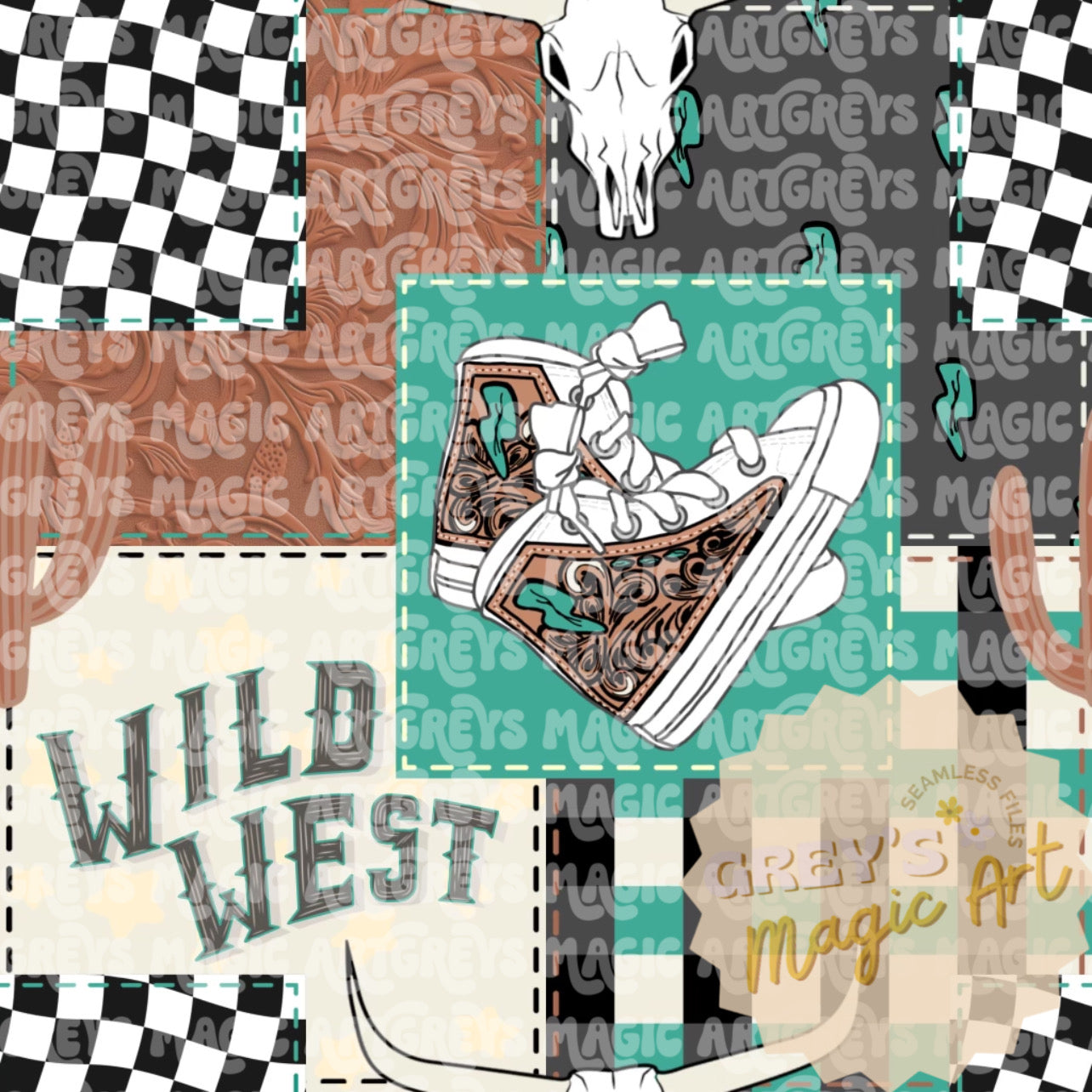 Wild West Seamless File