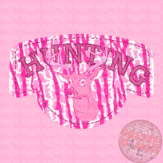 Pink Deer Hunting PNG