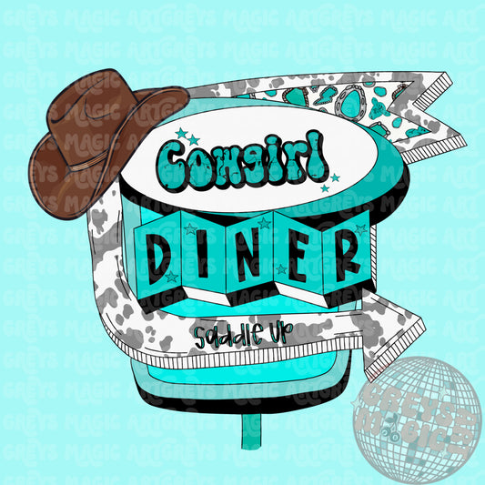 Cowgirl Diner PNG