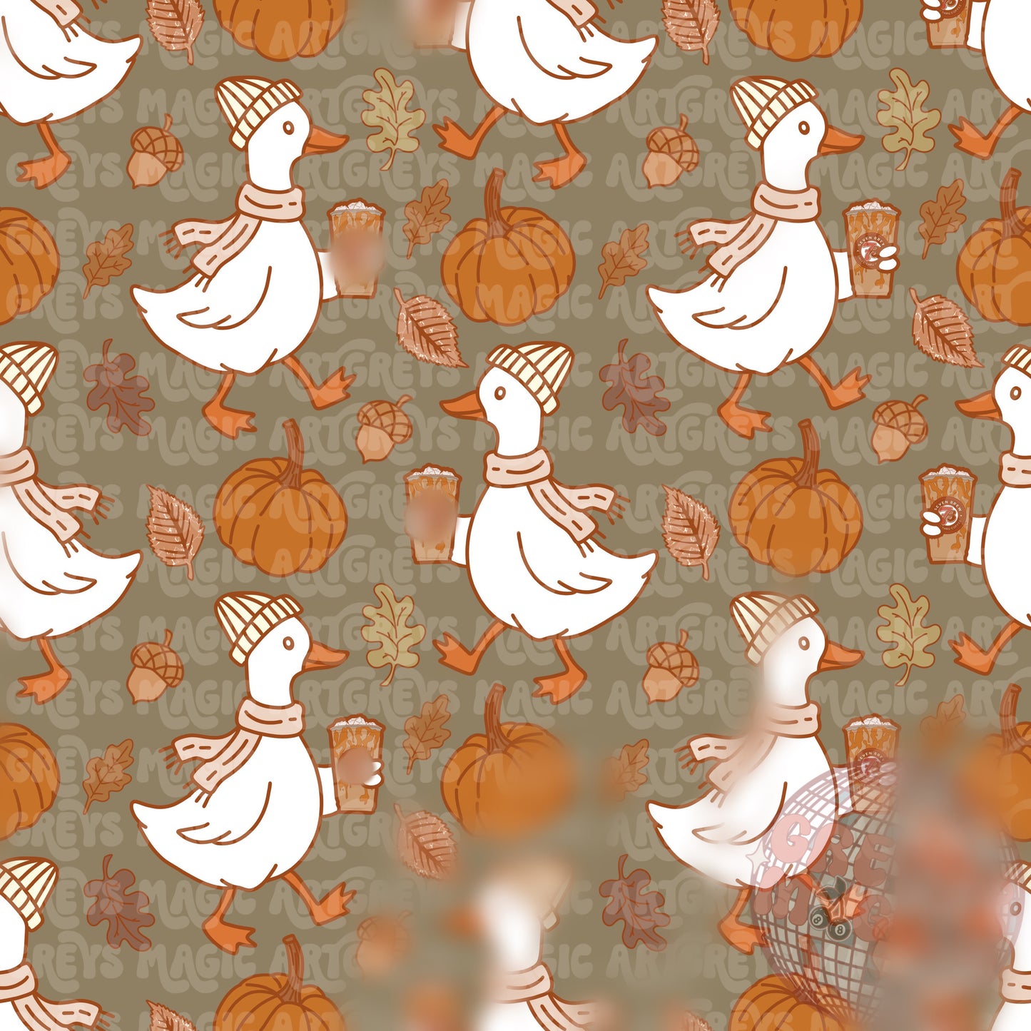 Fall 7B Geese Seamless File