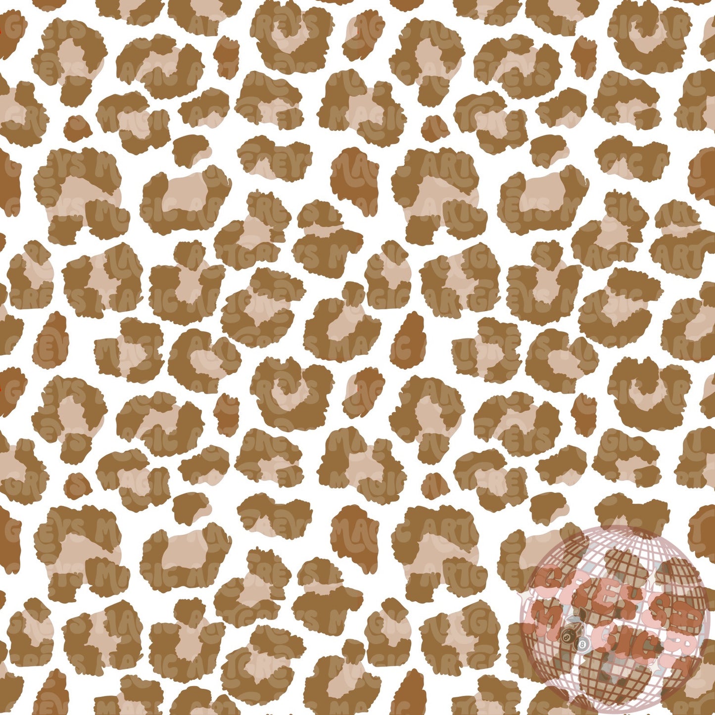 Neutral Beige Cheetah Seamless File
