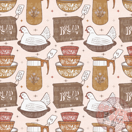 Neutral Vintage Thrifting Seamless File