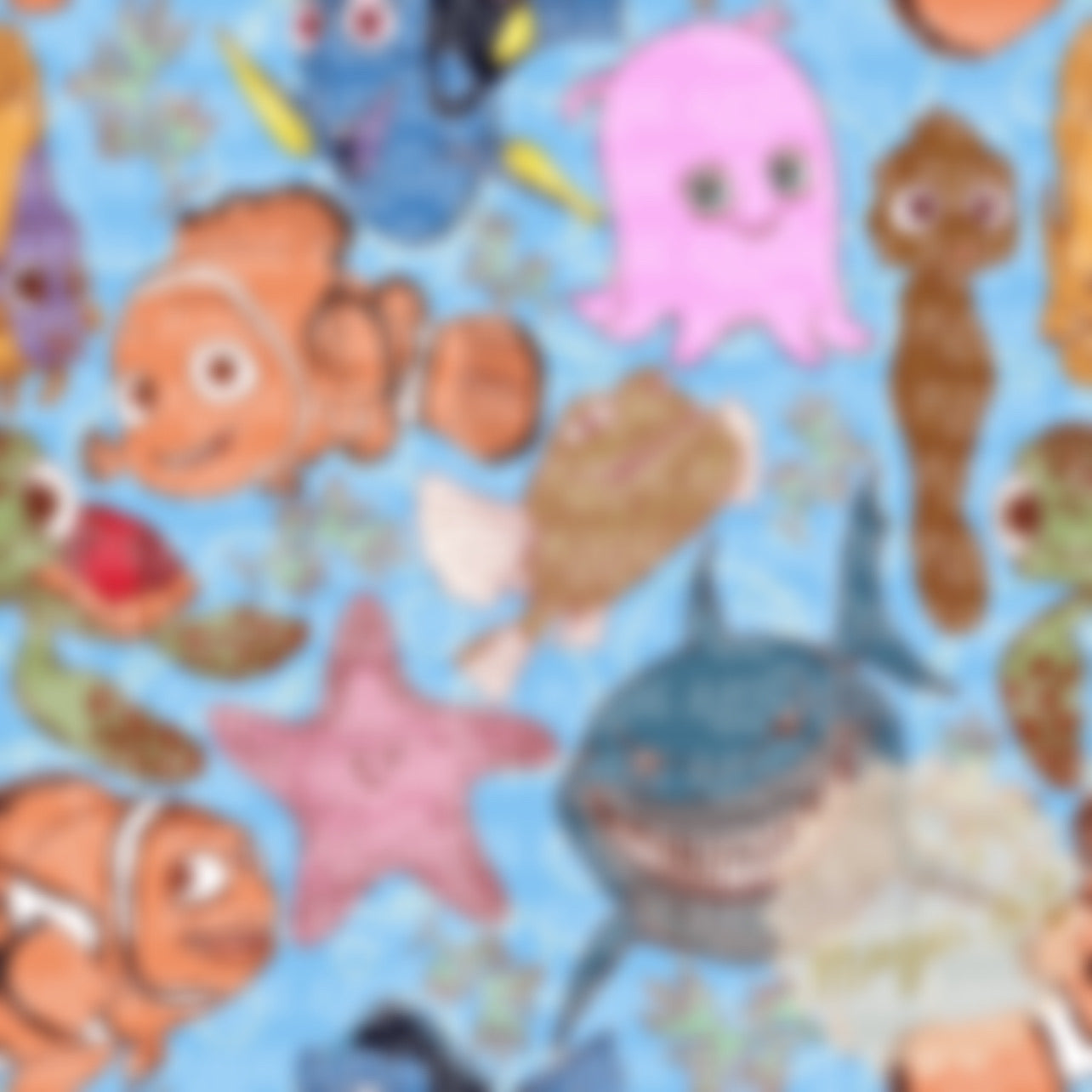 Clown Fish and Friends Seamless File