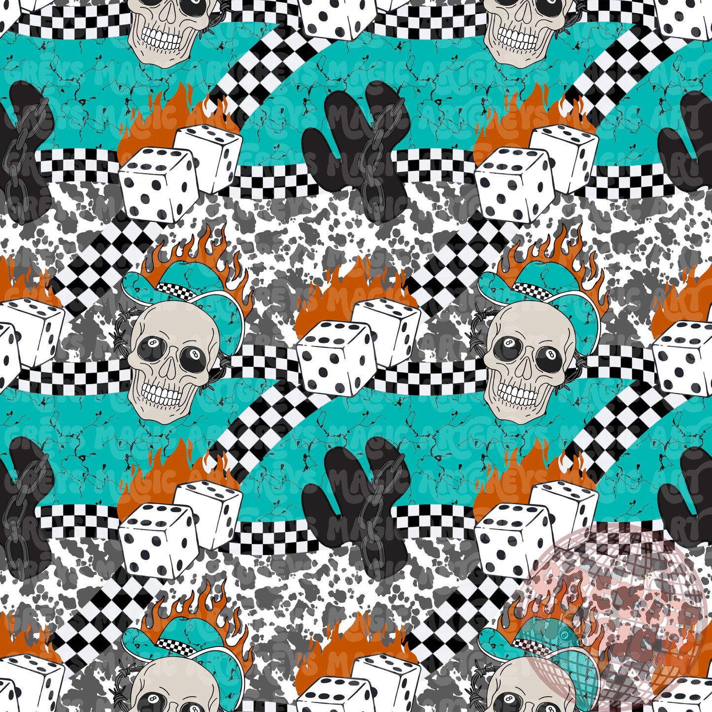 Yallternative Western Checkered Seamless File