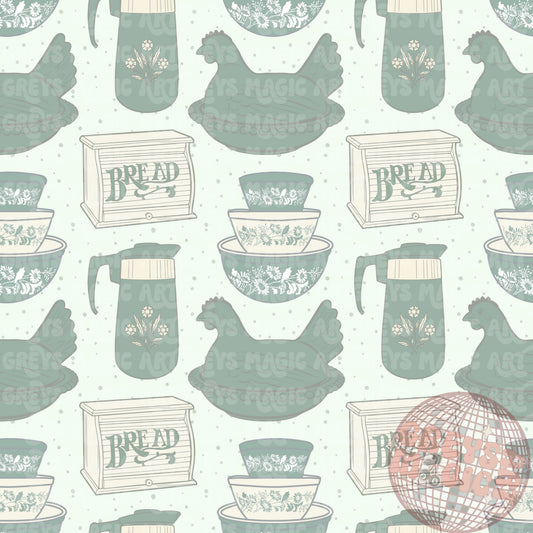 Sage Green Vintage Thrifting Seamless File