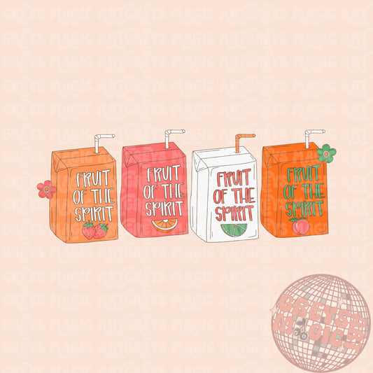 Girl Fruit Of The Spirit Juice Box PNG