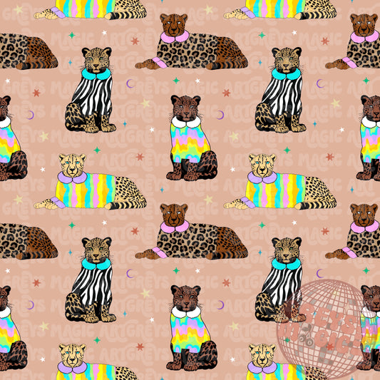 Groovy Retro Cheetahs Seamless File