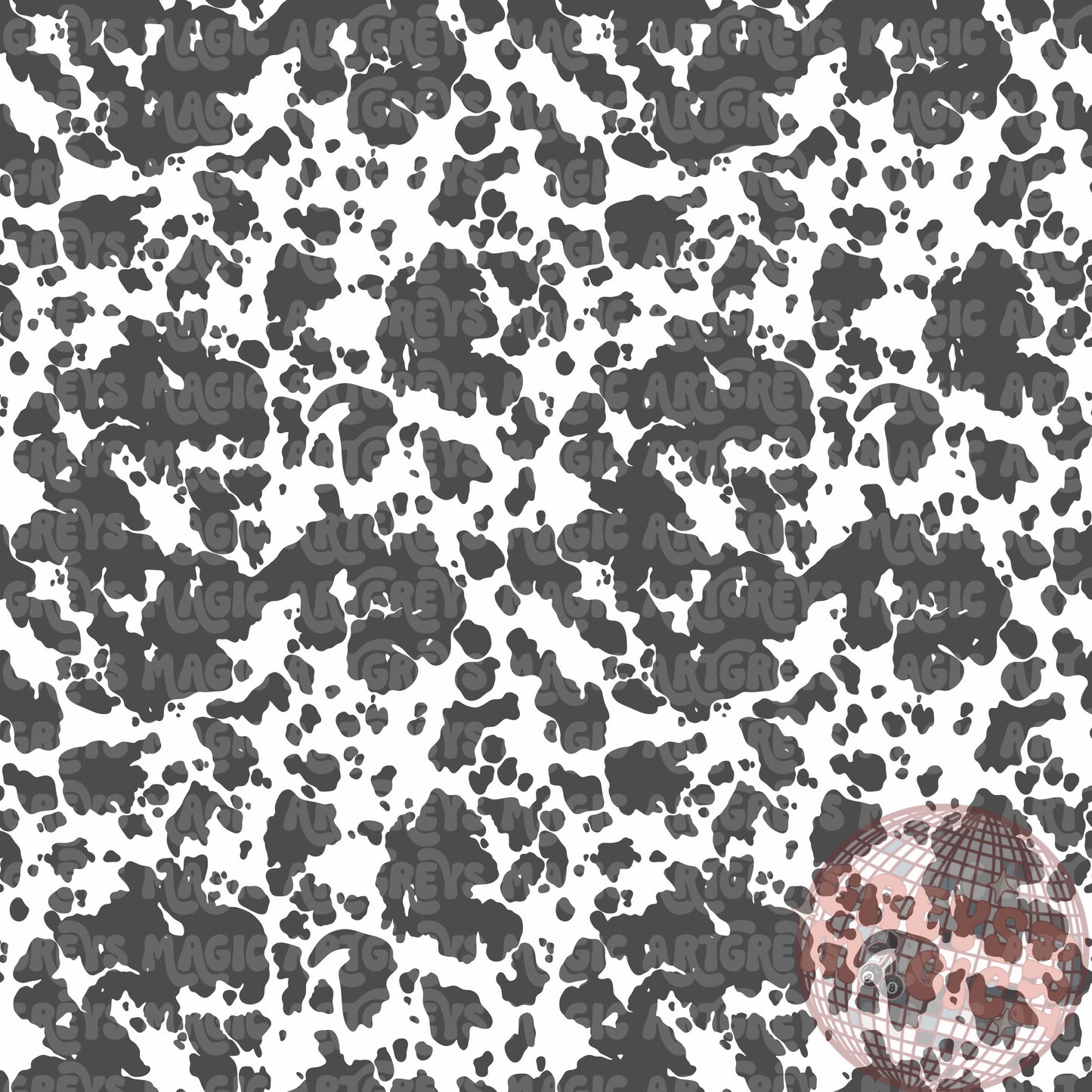 Cowprint Easter Egg Coord Seamless File