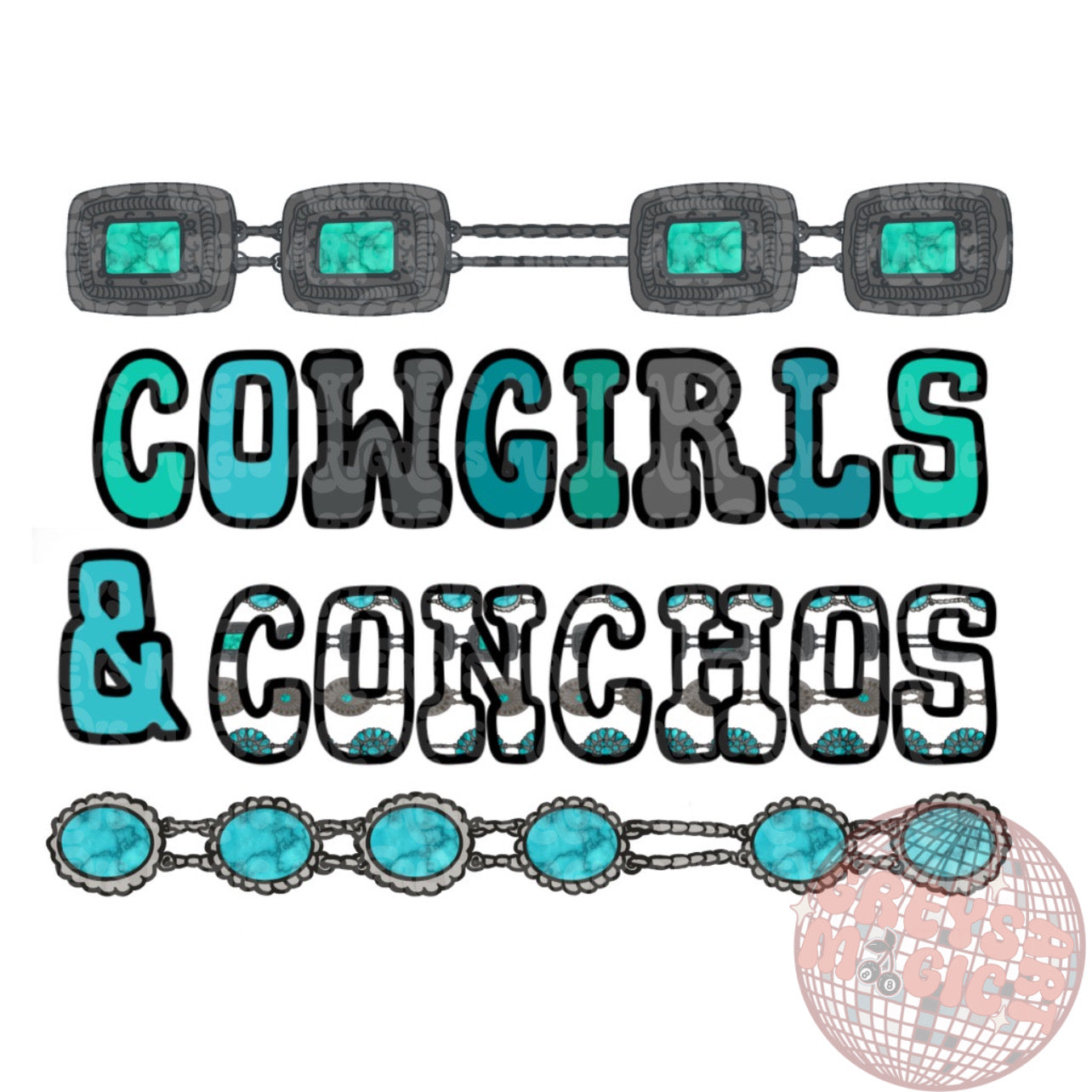 Cowgirls & Conchos PNG