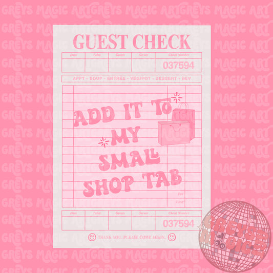 Add It To My Small Shop Tab PNG