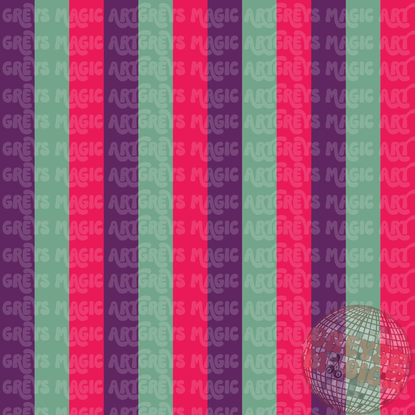 Pink Purple Turquoise Stripes Seamless File