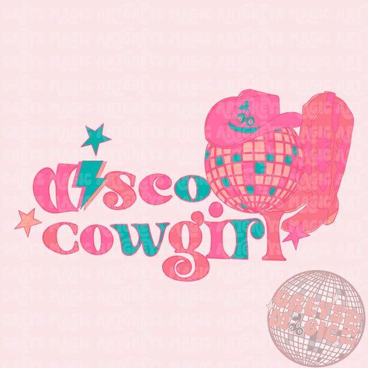 Disco Cowgirl PNG