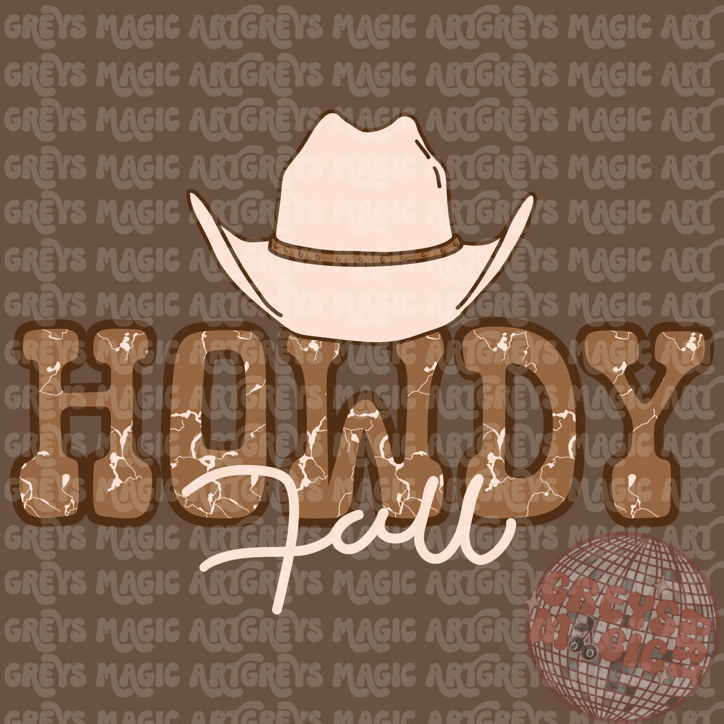 Howdy Fall Hat PNG