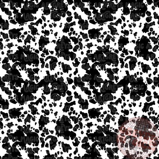 Black & White Cow Seamless File