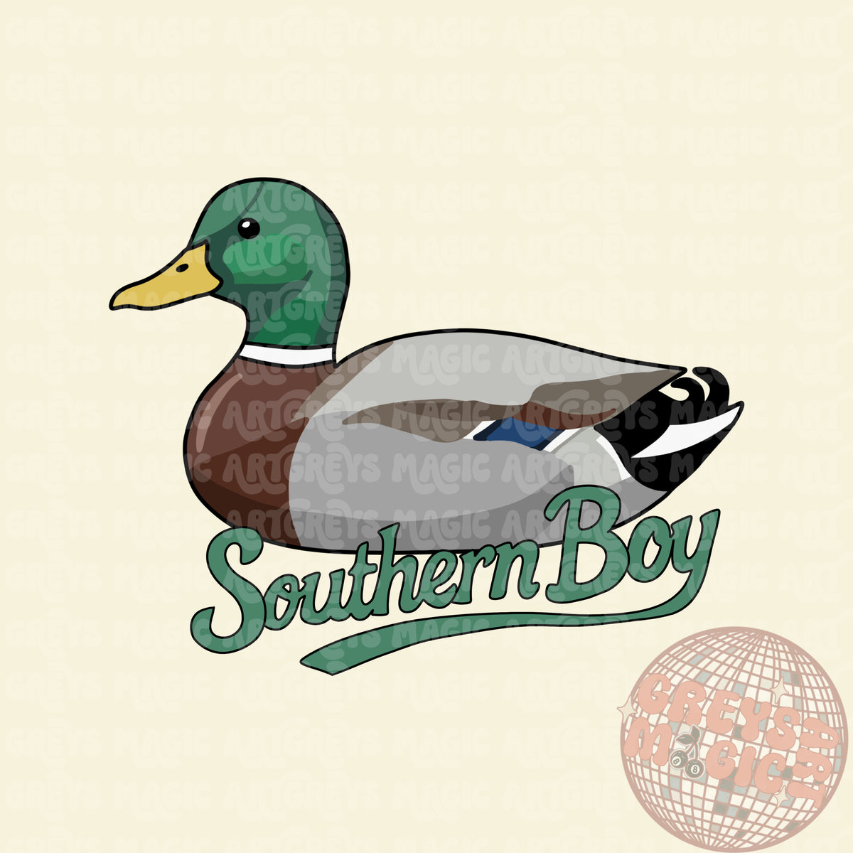 Southern Boy Mallard Duck PNG