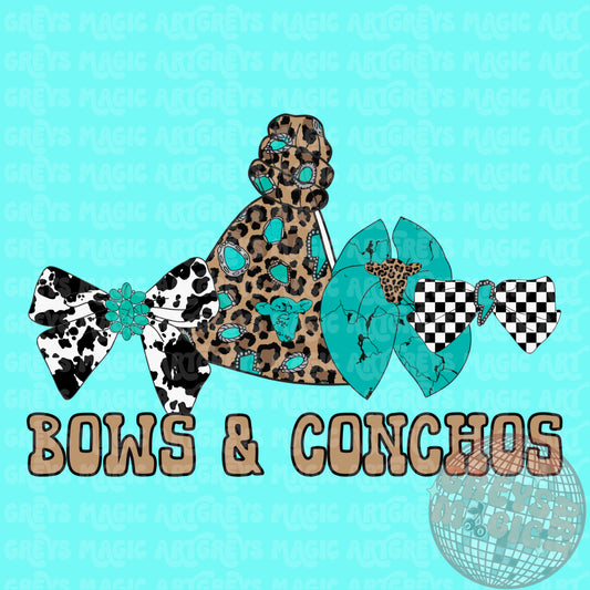 Bows & Conchos PNG