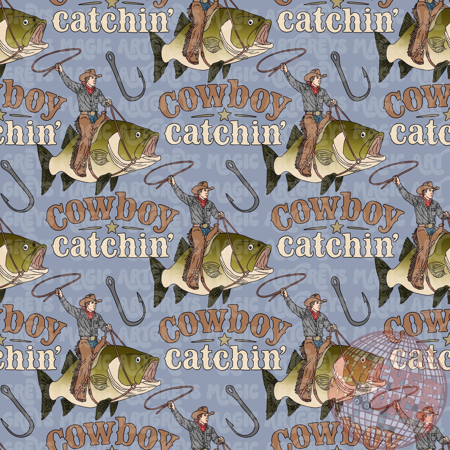 Cowboy Catchin’ Seamless File