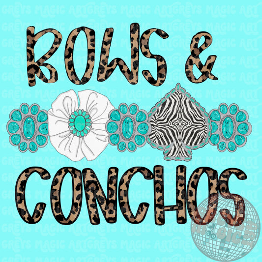Bows And Conchos PNG