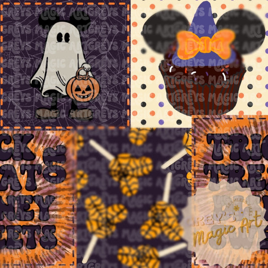 Halloween Treats Seamless File