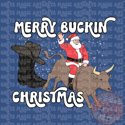 Merry Buckin Christmas PNG