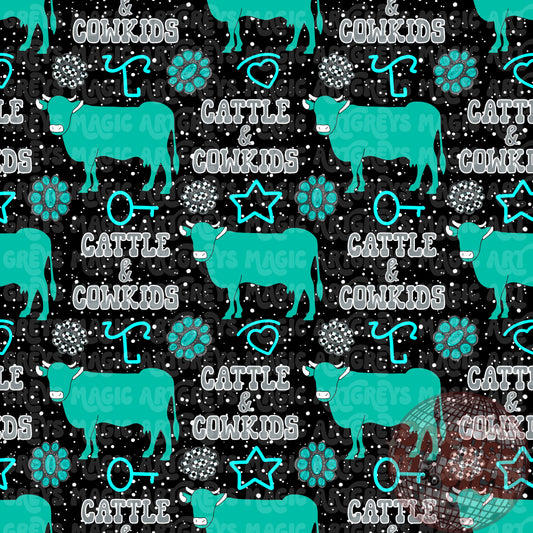 Cattle & Cowkids Seamless File
