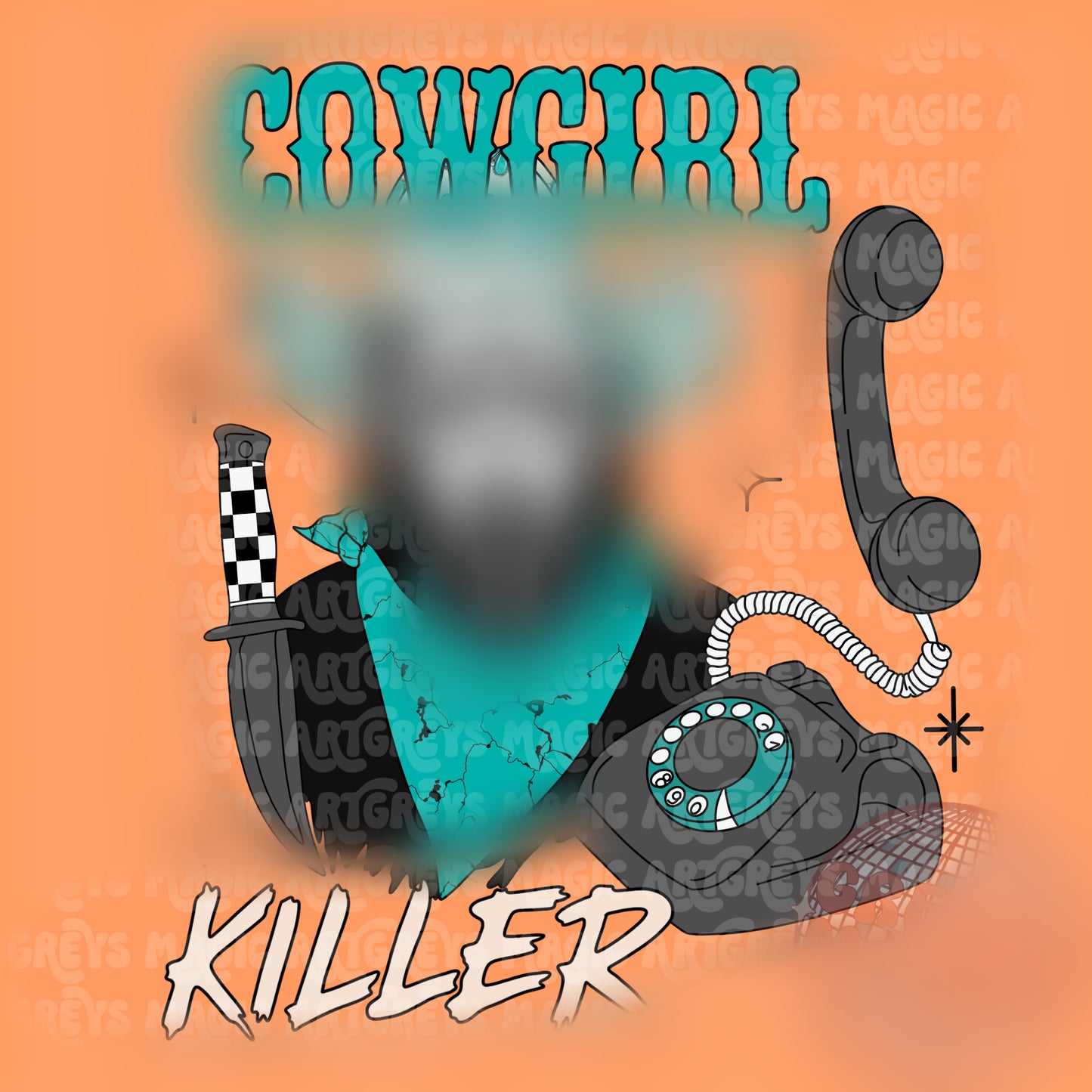 Cowgirl Killer PNG
