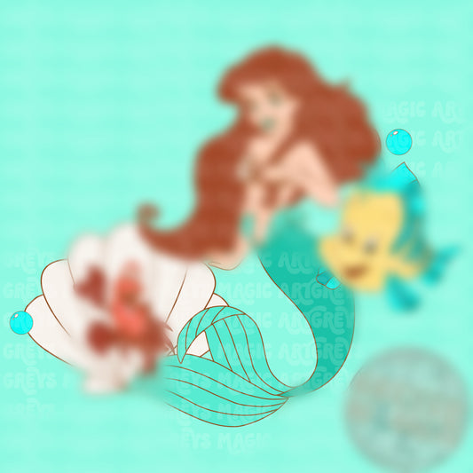 Mermaid Princess PNG