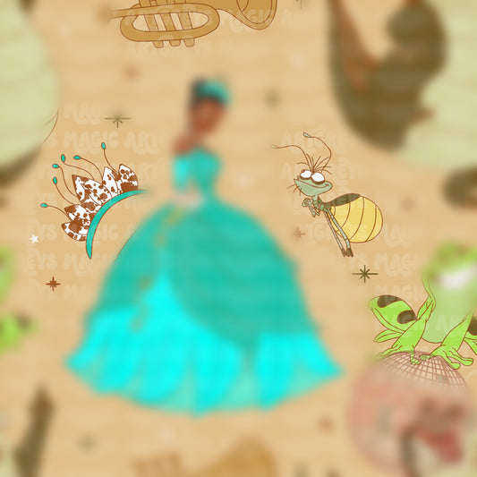 Frog And Princess Seamless File