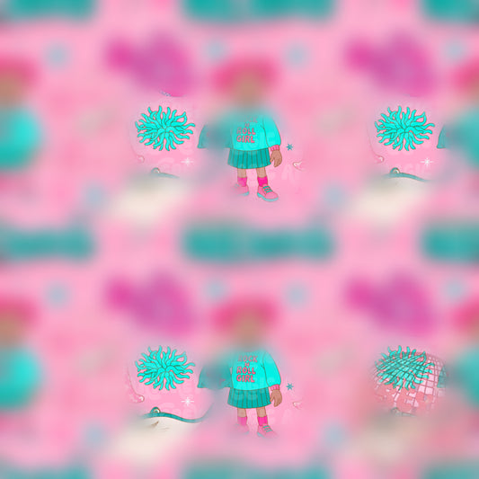 Girl Western Fish Seamless File