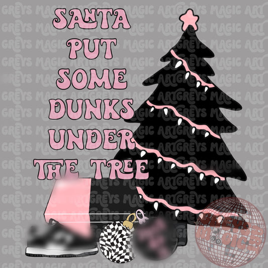 Pink Shoes Under The Tree PNG