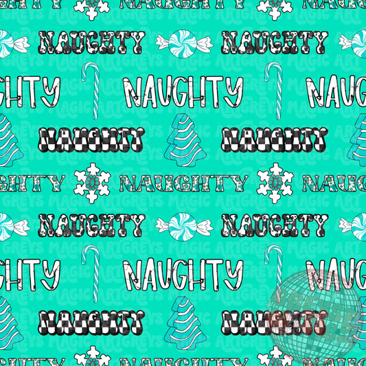 Christmas Naughty Western Seamless File