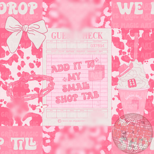 Pink Small Shop Patchwork Seamless File