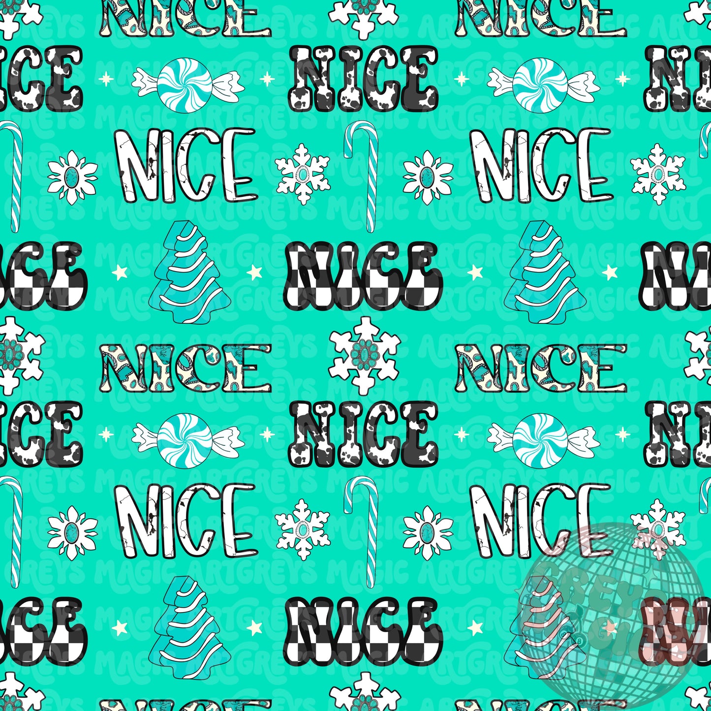 Christmas Nice Western Seamless File