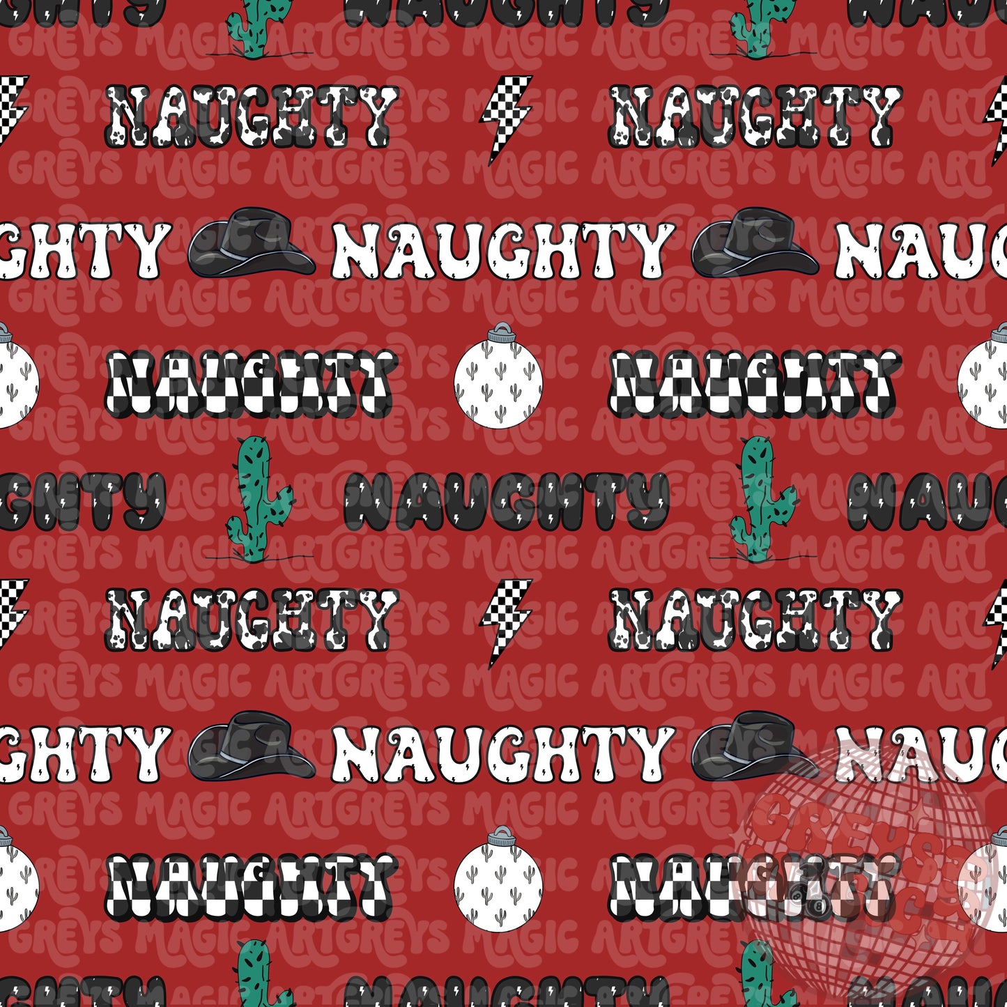 Christmas Boy Naughty Seamless File