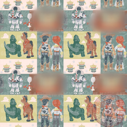 Toys & Friends Patchwork Seamless File
