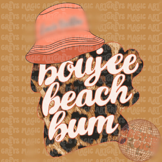 Boujee Beach Bum PNG