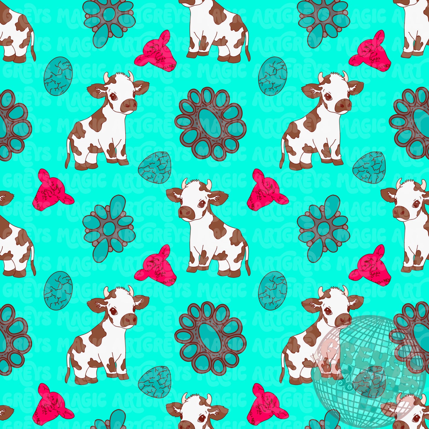 Cow Conchos Seamless File