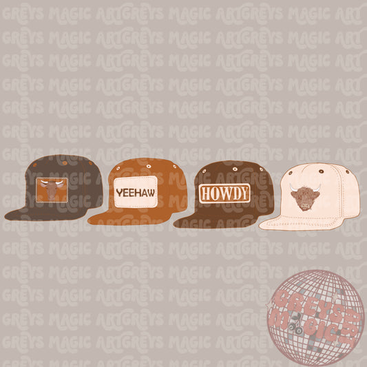 Western Dude Snapback PNG