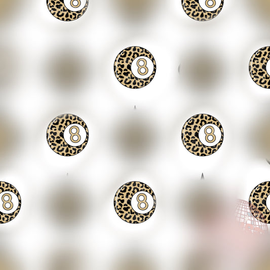 Cheetah 8Ball Flor De Lis Saint Seamless File