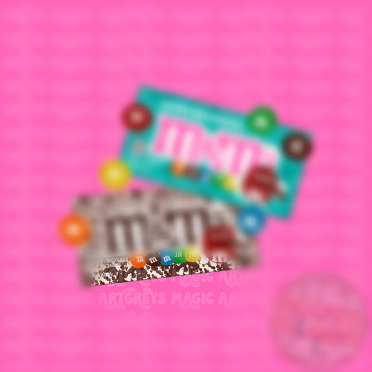 Pink And Turquoise Western M&M PNG