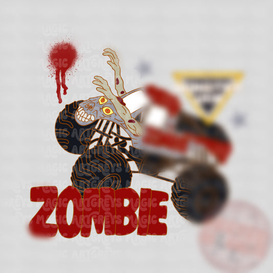 Zombie Truck PNG