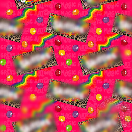 Cheetah Retro Skittle Seamless File