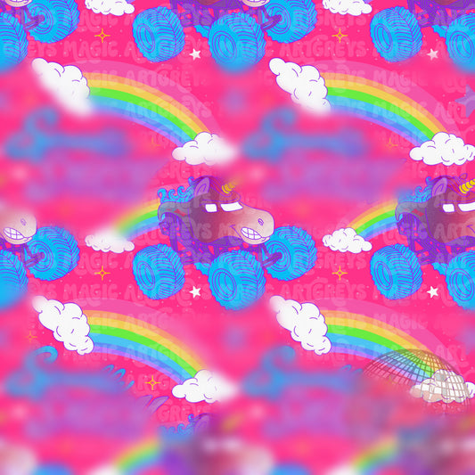Sparkle Smash Truck Seamless File